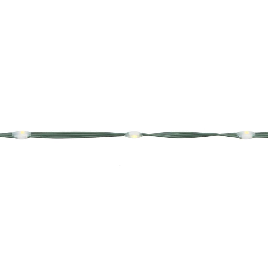 LED-juletræ 483 LED'er 240 cm varmt hvidt lys