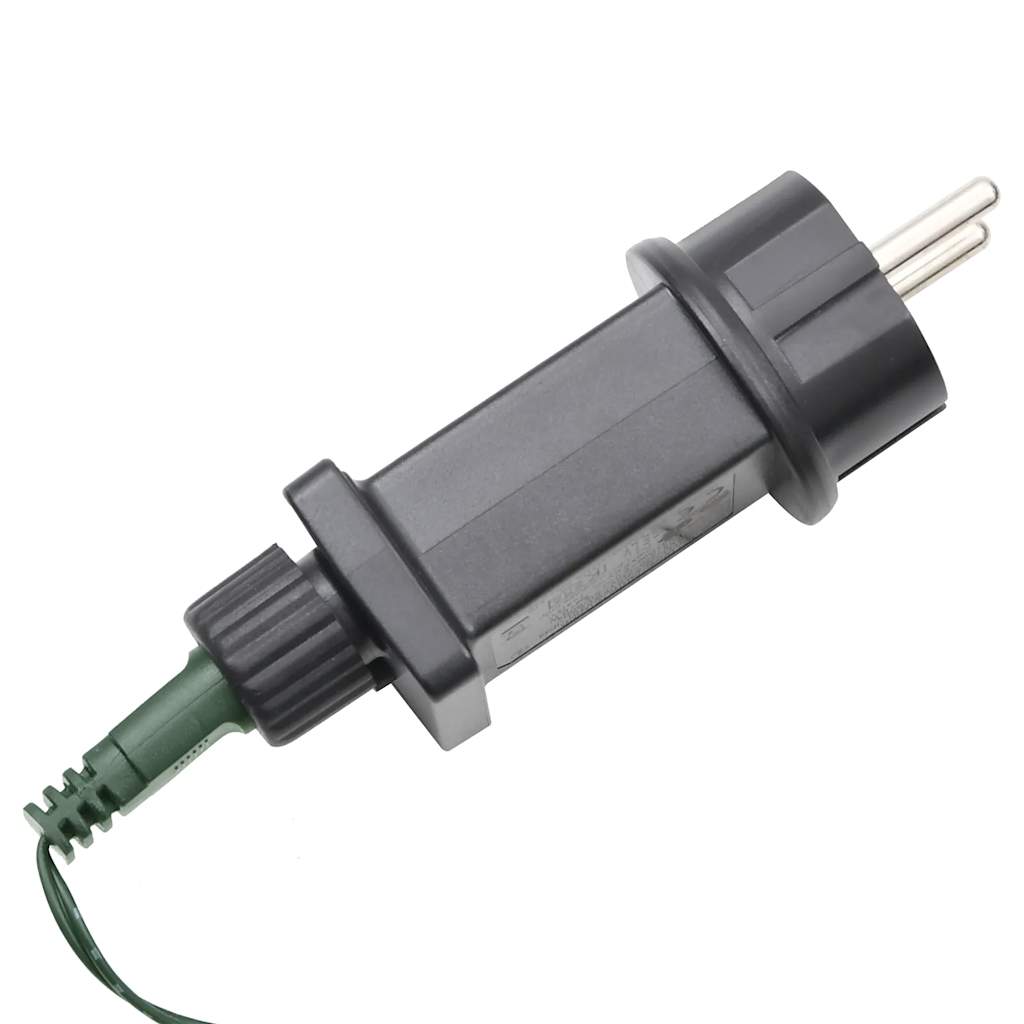 LED-juletræ 483 LED'er 240 cm varmt hvidt lys