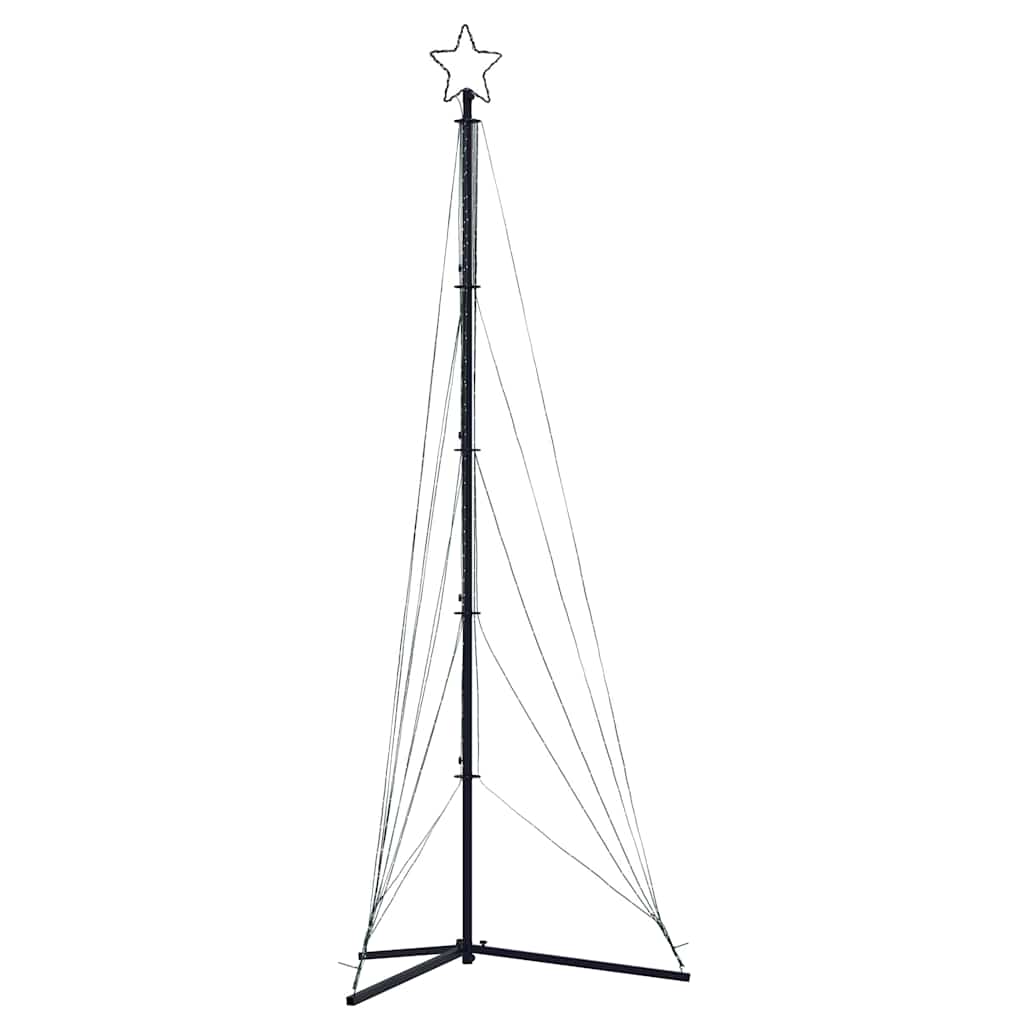 LED-juletræ 525 LED'er 302 cm koldt hvidt lys