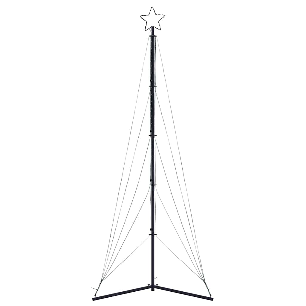 LED-juletræ 525 LED'er 302 cm koldt hvidt lys