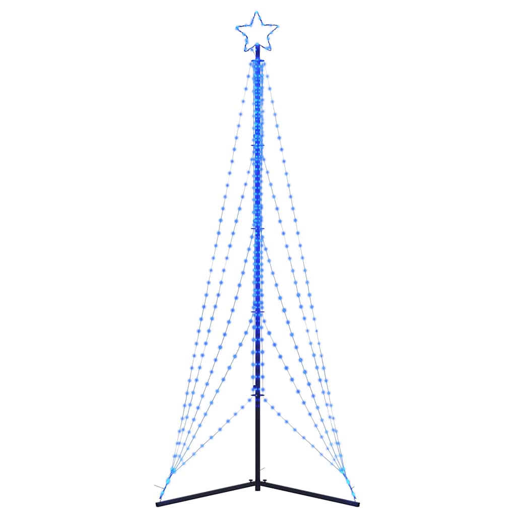 LED-juletræ 525 LED'er 302 cm blåt lys