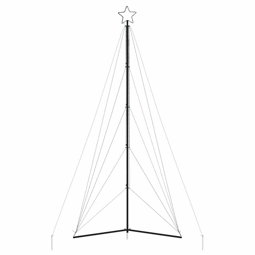 LED-juletræ 615 LED'er 404,5 cm blåt lys