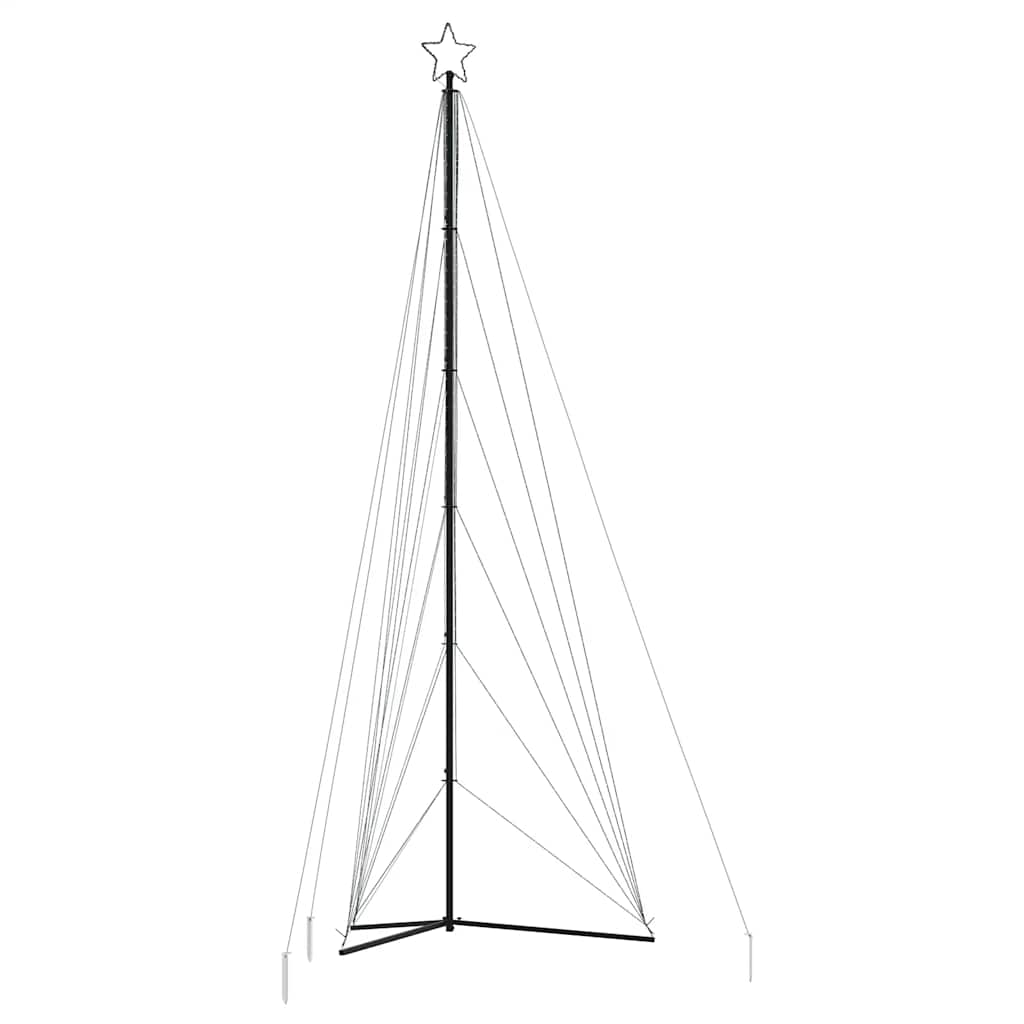 LED-juletræ 861 LED'er 478 cm varmt hvidt lys