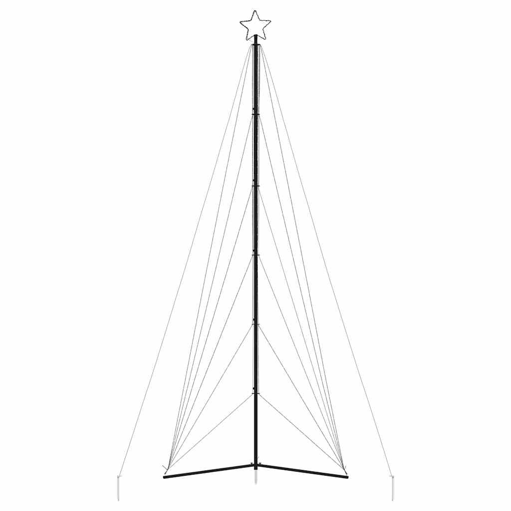 LED-juletræ 861 LED'er 478 cm varmt hvidt lys