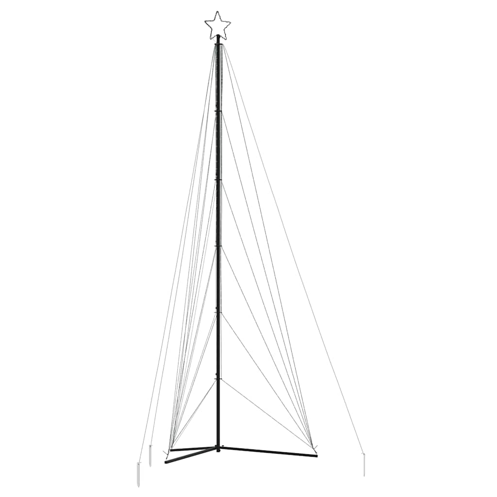 LED-juletræ 861 LED'er 478 cm koldt hvidt lys