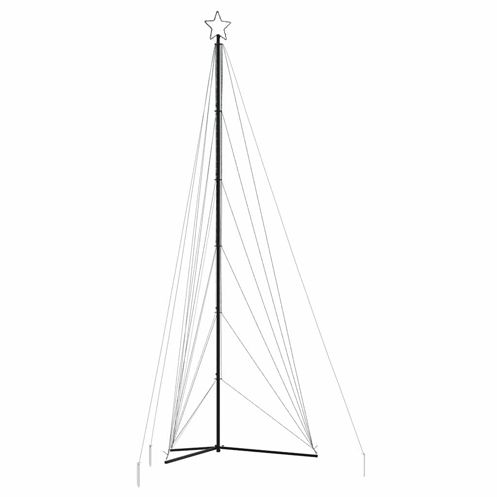 LED-juletræ 861 LED'er 478 cm blåt lys