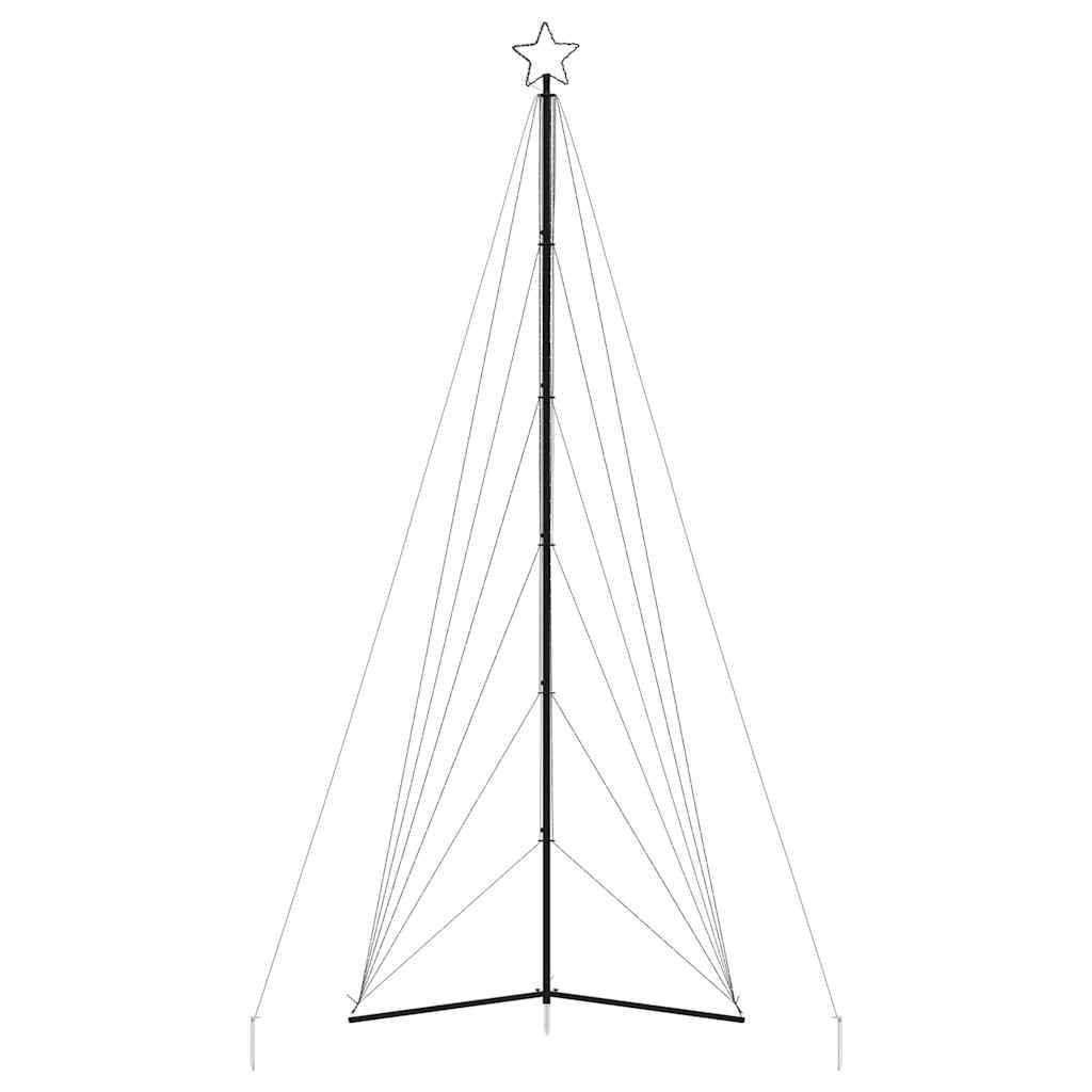 LED-juletræ 861 LED'er 478 cm blåt lys