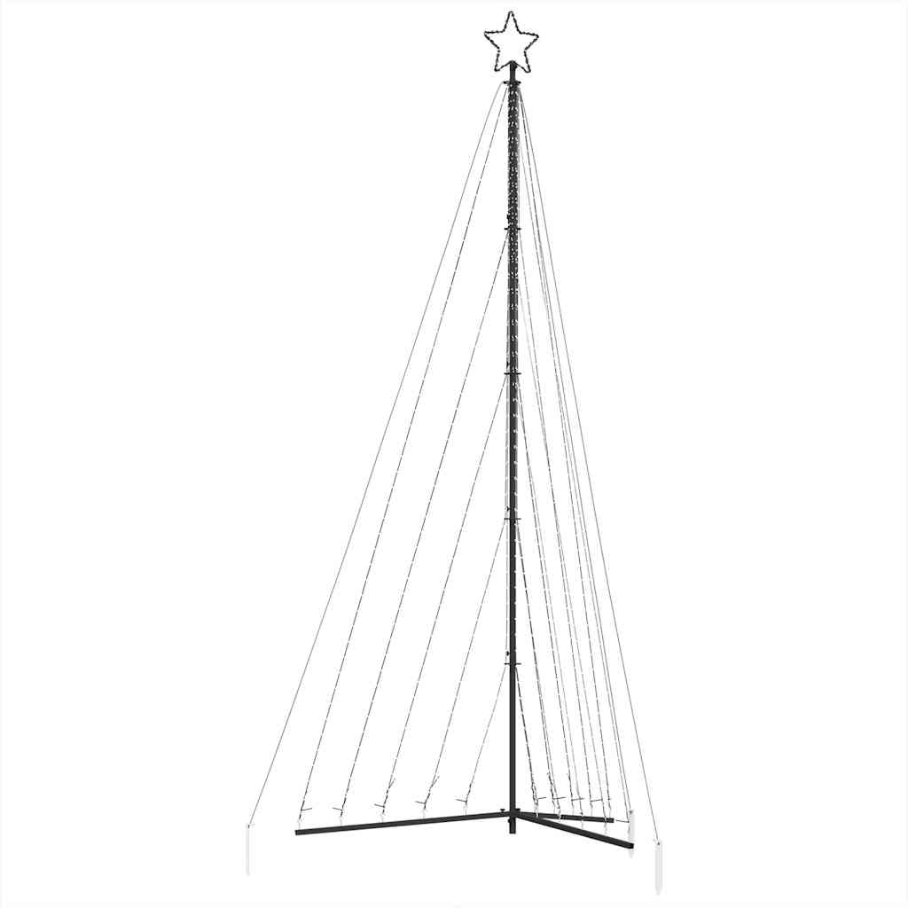 LED-juletræ 570 LED'er 399 cm flerfarvet lys