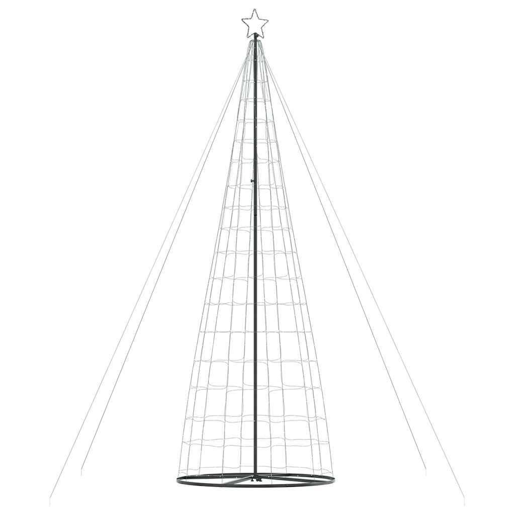 LED-juletræ 1534 LED'er 500 cm varmt hvidt lys