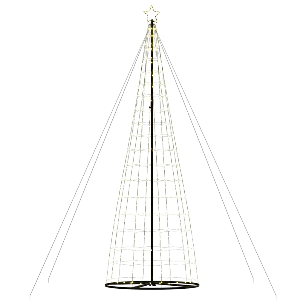 LED-juletræ 1534 LED'er 500 cm varmt hvidt lys