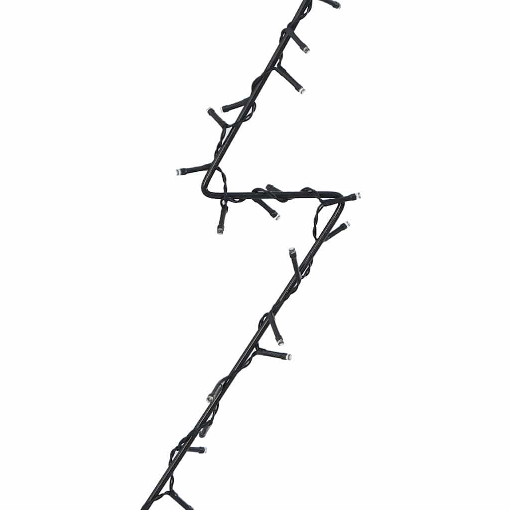 Julelys juletræssilhuet 80 LED'er varm hvid