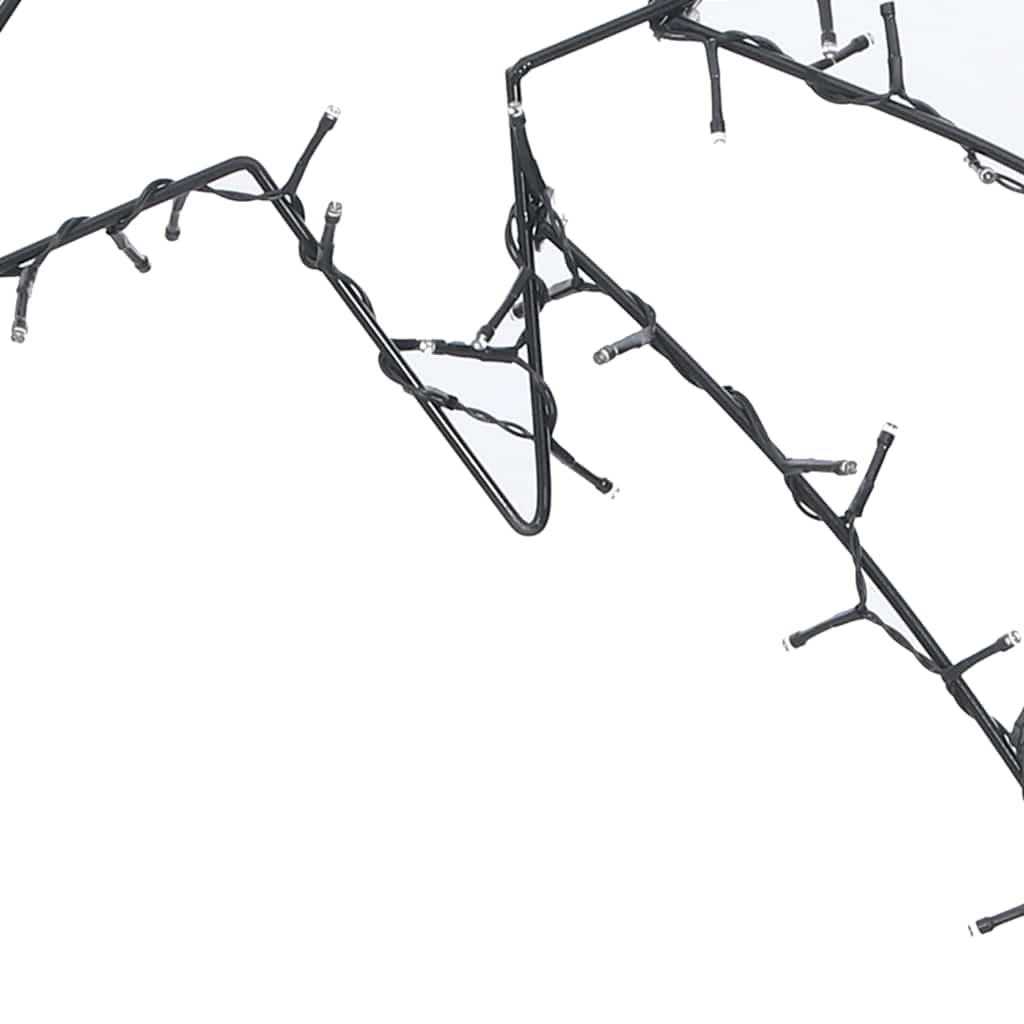 Julelys stjerneskud silhuet 115 LED'er varm hvid