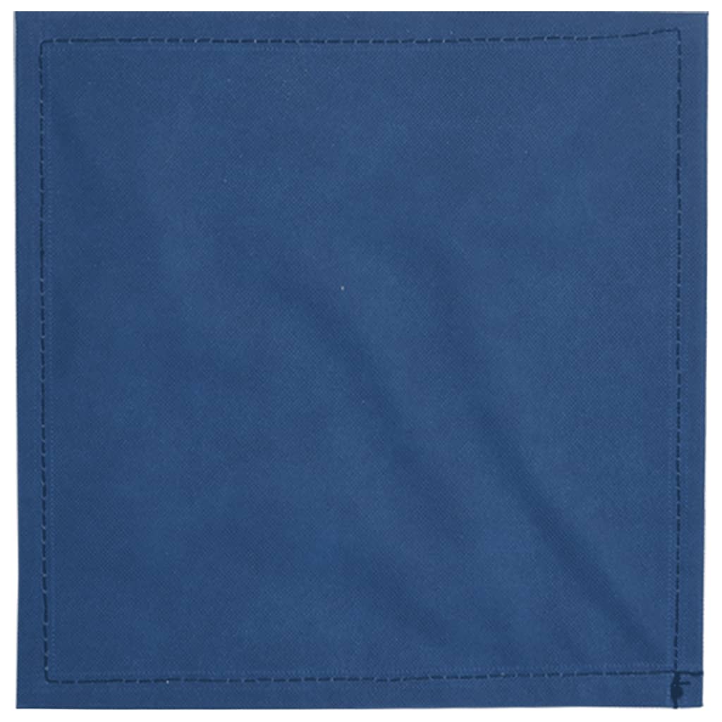 opbevaringskasser 10 stk. 32x32x32 cm foldbare stof blå