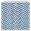 opbevaringskasser 10 stk. 32x32x32 cm foldbare stof blå