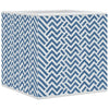 opbevaringskasser 10 stk. 32x32x32 cm foldbare stof blå