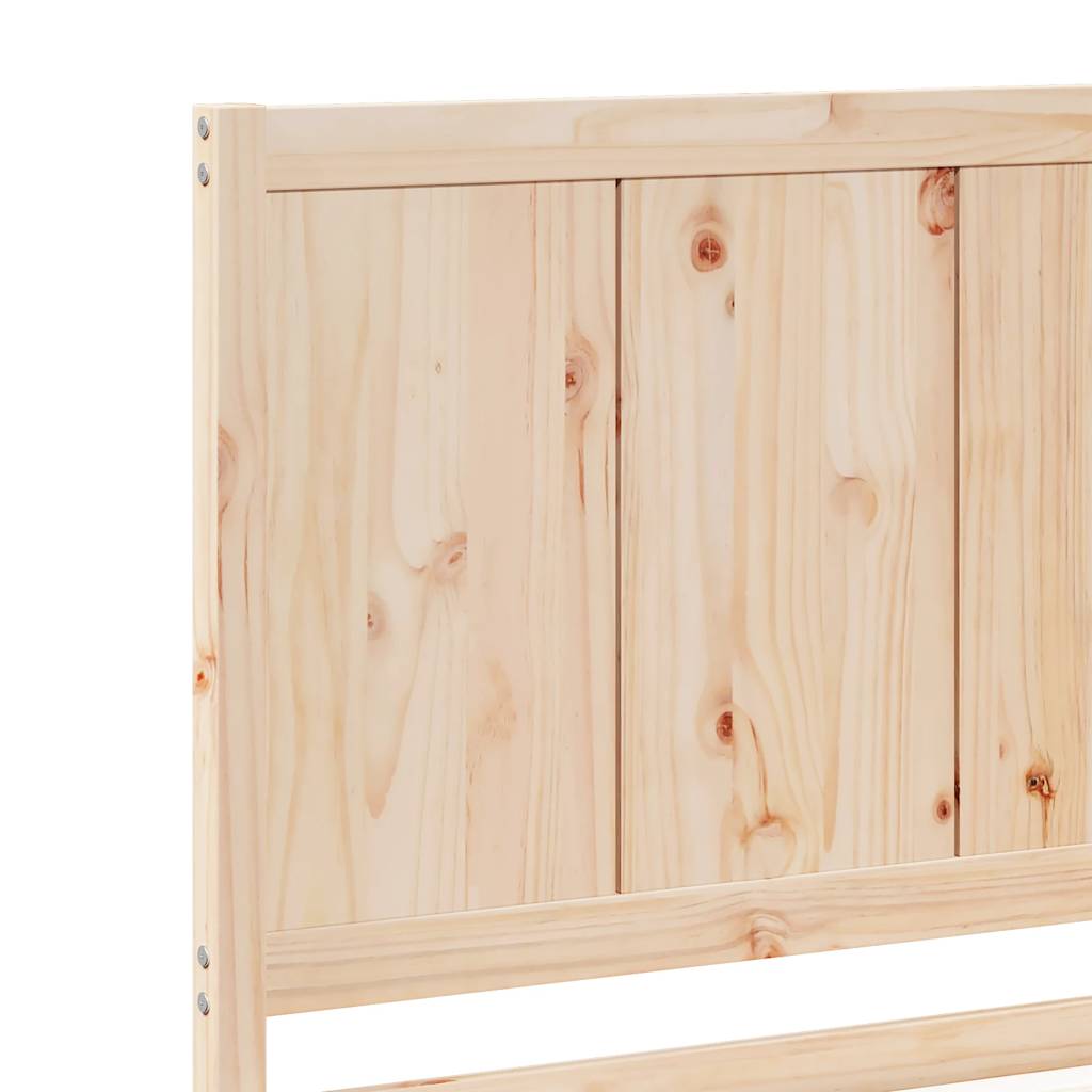 ekstra lang sengeramme uden madras 200x220 cm massivt træ