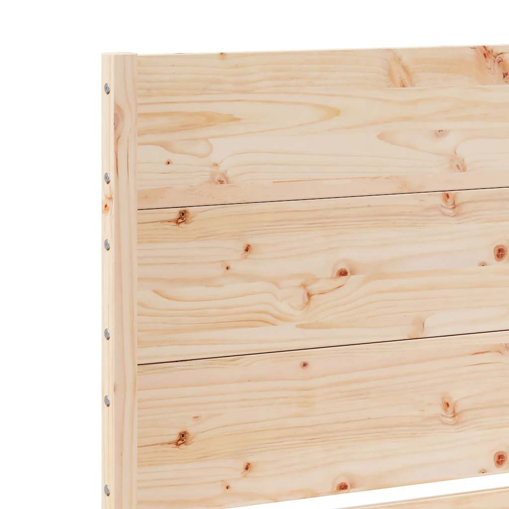 ekstra lang sengeramme uden madras 90x220 cm massivt træ