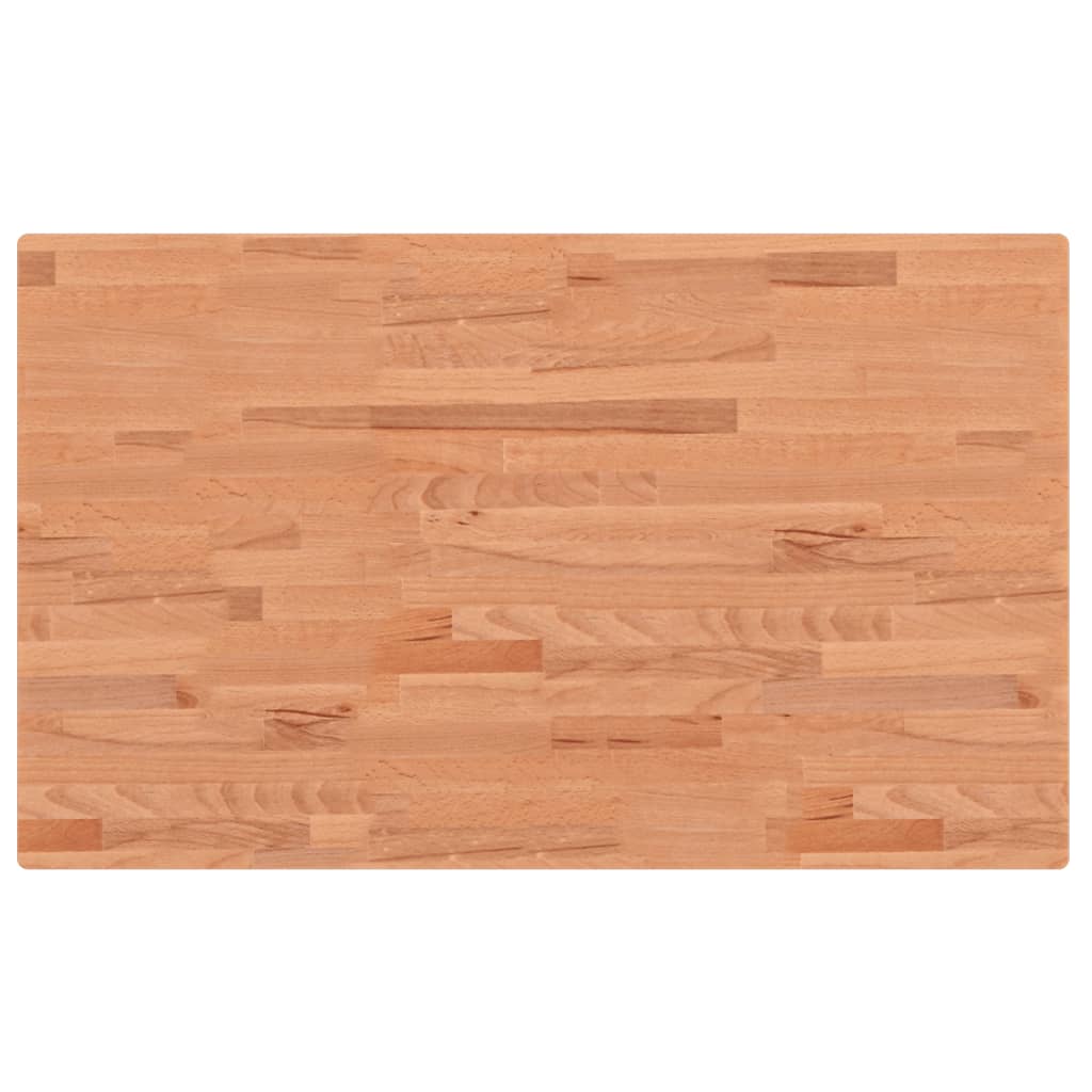 arbejdsbænk 100x60x81,5 cm massivt bøgetræ rektangulær