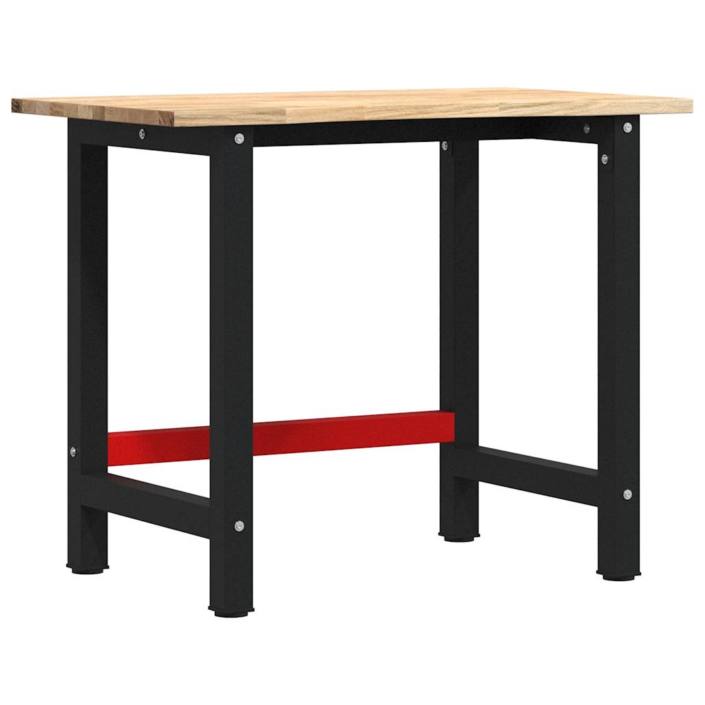 arbejdsbænk 100x60x81,5 cm massivt egetræ