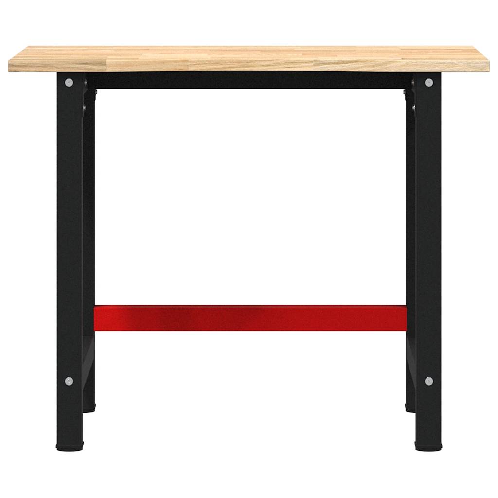 arbejdsbænk 100x60x81,5 cm massivt egetræ