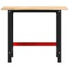arbejdsbænk 100x60x81,5 cm massivt egetræ