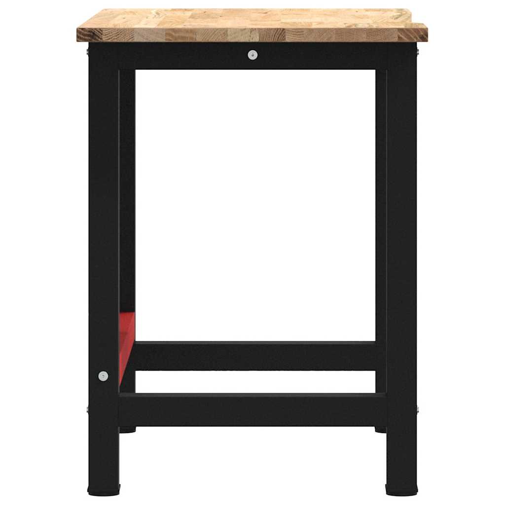 arbejdsbænk 100x60x81,5 cm massivt egetræ