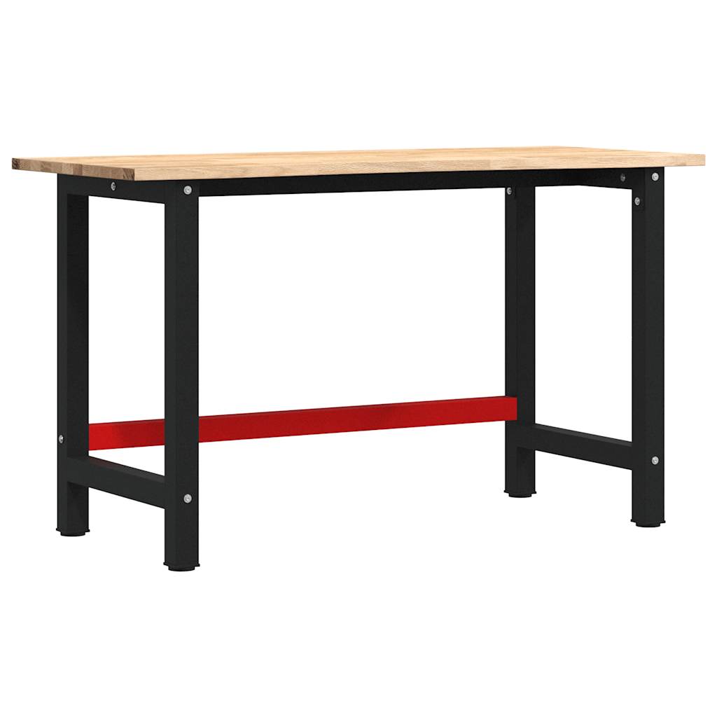 arbejdsbænk 140x60x81,5 cm massivt egetræ