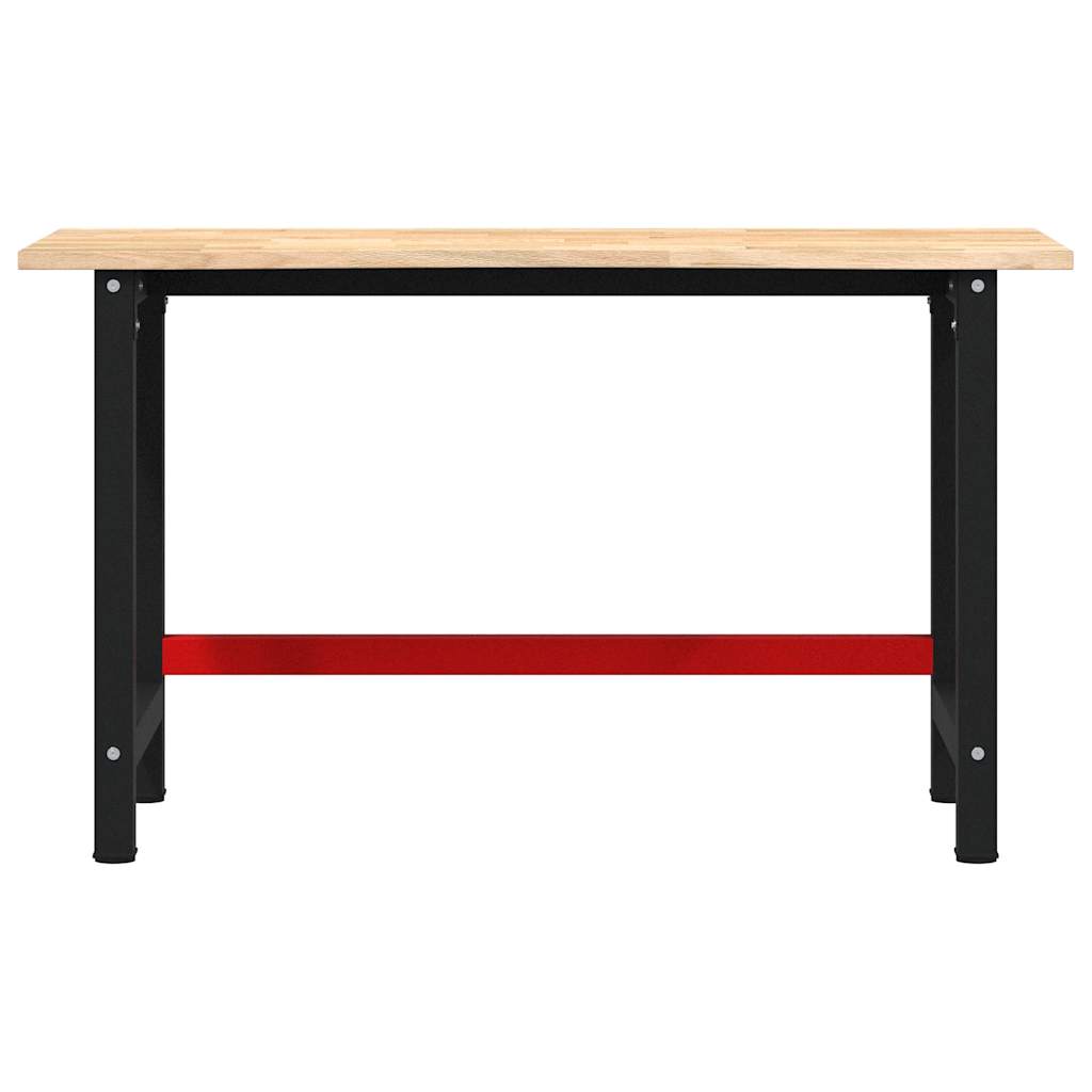 arbejdsbænk 140x60x81,5 cm massivt egetræ