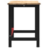 arbejdsbænk 140x60x81,5 cm massivt egetræ