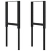 arbejdsbænk 100x60x(71,5-98) cm massivt egetræ rektangulær