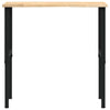 arbejdsbænk 100x60x(71,5-98) cm massivt egetræ