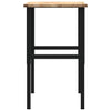 arbejdsbænk 100x60x(71,5-98) cm massivt egetræ