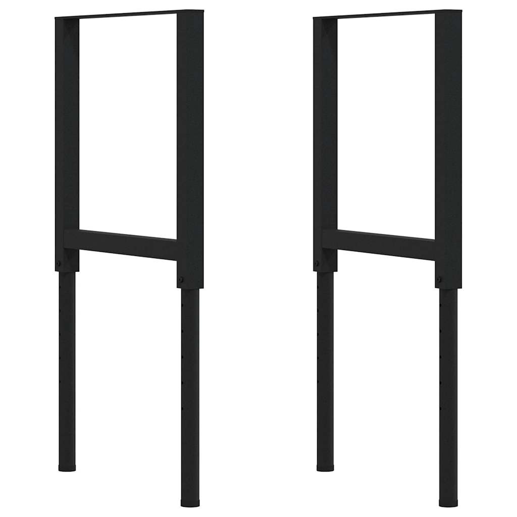 arbejdsbænk 80x60x(71,5-98) cm massivt egetræ