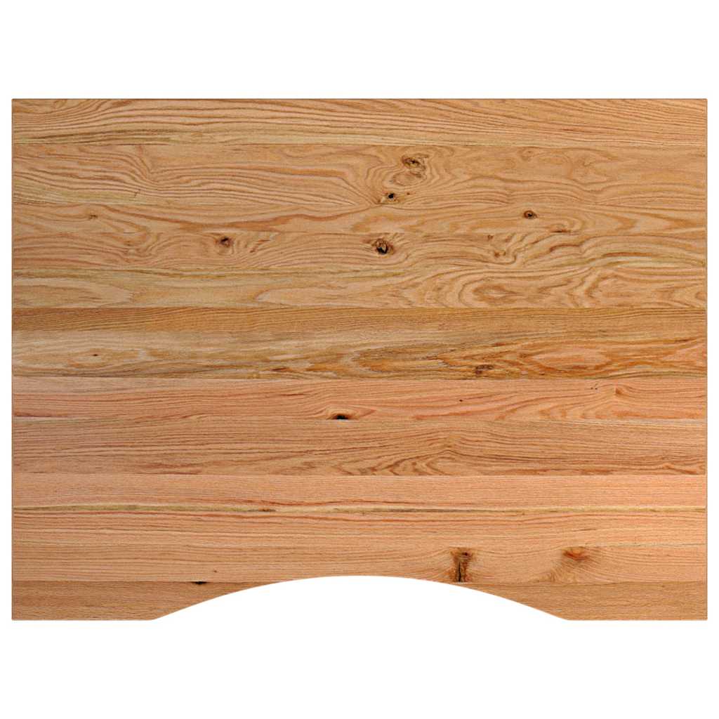 arbejdsbænk 80x60x(71,5-98) cm massivt egetræ