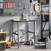 arbejdsbænk 80x60x(71,5-98) cm massivt egetræ