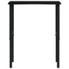 arbejdsbænk 80x60x(71,5-98) cm massivt egetræ