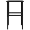 arbejdsbænk 100x60x(71,5-98) cm massivt egetræ