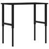 arbejdsbænk 100x60x(71,5-98) cm massivt egetræ