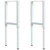 arbejdsbænk 100x60x(73-99,5) cm massivt egetræ rektangulær