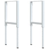 arbejdsbænk 100x60x(73-99,5) cm massivt bøgetræ rektangulær