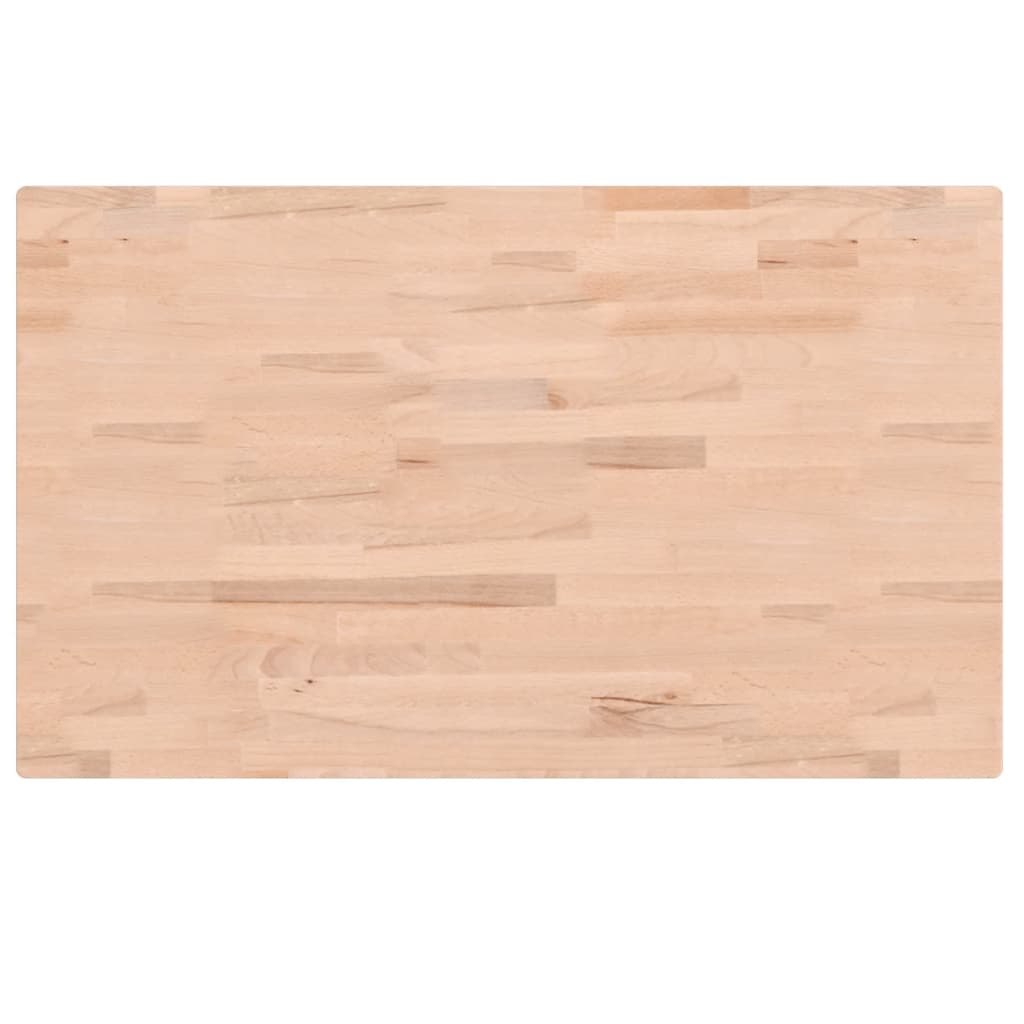 arbejdsbænk 100x60x(73-99,5) cm massivt bøgetræ rektangulær