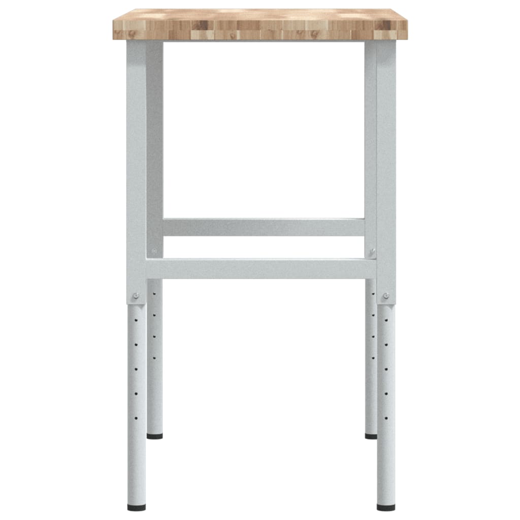 arbejdsbænk 100x60x(73-99,5) cm massivt akacietræ rektangulær