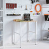 arbejdsbænk 80x60x(71,5-98) cm massivt egetræ