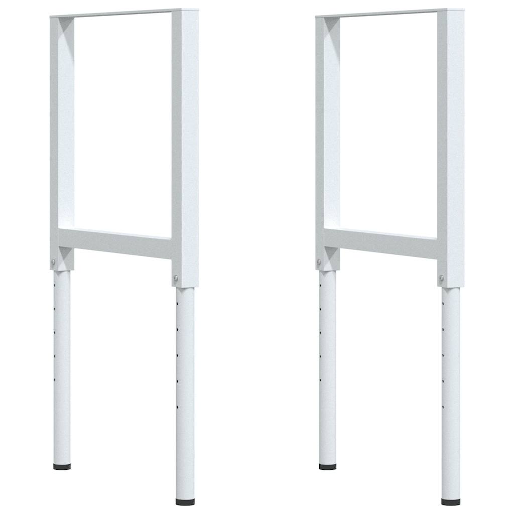 arbejdsbænk 100x60x(71,5-98) cm massivt egetræ