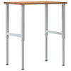 arbejdsbænk 80x60x(71,5-98) cm massivt egetræ