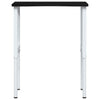 arbejdsbænk 80x60x(71,5-98) cm massivt egetræ