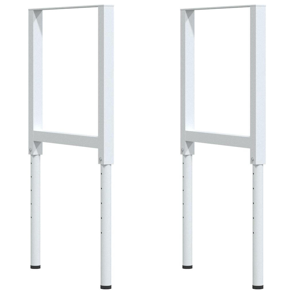 arbejdsbænk 100x60x(71,5-98) cm massivt egetræ