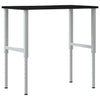 arbejdsbænk 100x60x(71,5-98) cm massivt egetræ