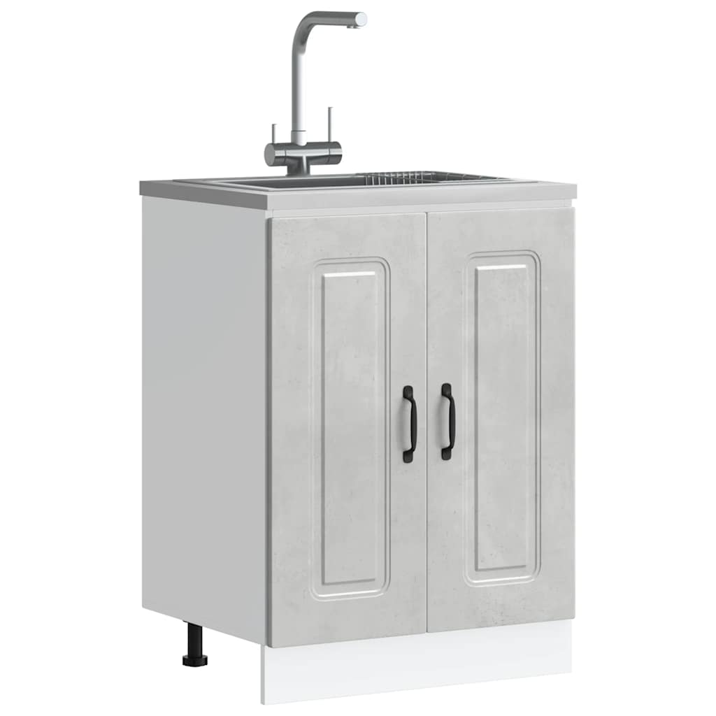 underskab til vask Kalmar 60x46x81,5 cm beton grå