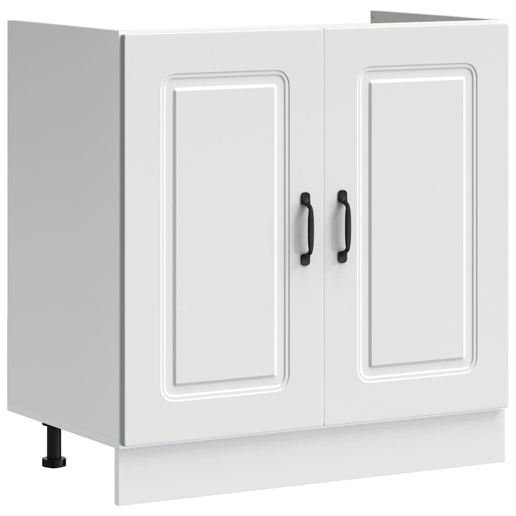 underskab til vask Kalmar 80x46x81,5 cm konstrueret træ hvid